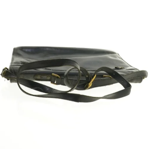 Sort lædertaske fra Claudio Ferro (str. 36 x 27 cm)