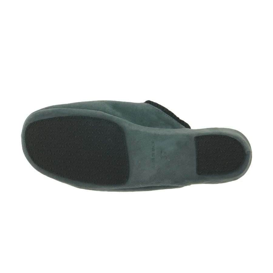 Grønne flade sko med pyntebånd (str. 37)