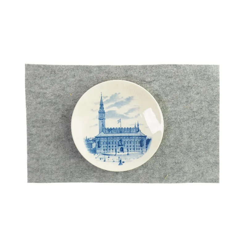 Tallerken med print  (str. Ø:20cm)