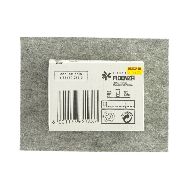 Dublino shotsglas (6 stk) (str. H: 7 cm)