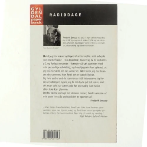 Radiodage af Frederik Dessau (Bog)