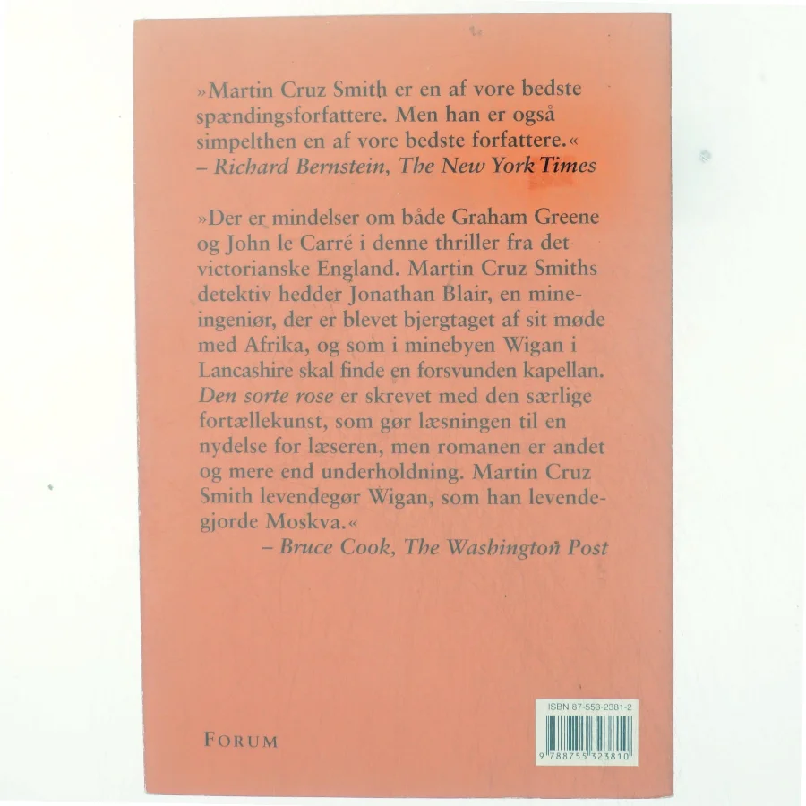 Den sorte rose : roman af Martin Smith (Bog)