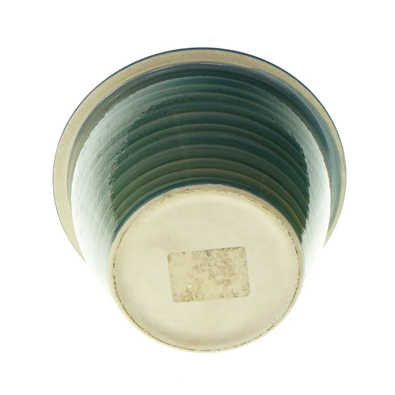 Krukke med striber  (str. HØ:11x17cm)