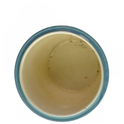 Krukke med striber  (str. HØ:11x17cm)