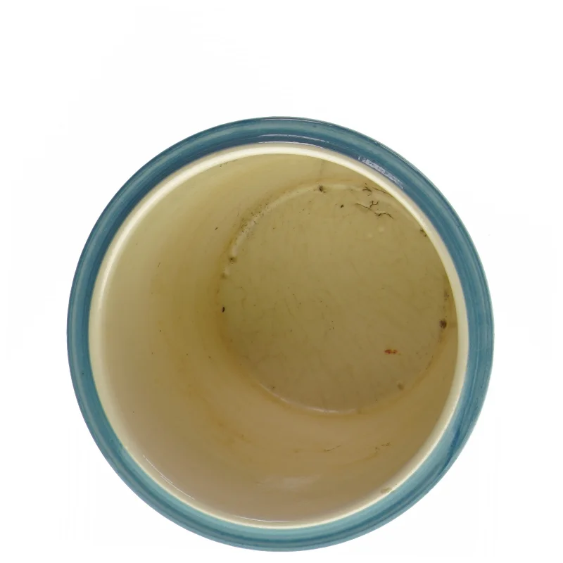 Krukke med striber  (str. HØ:11x17cm)