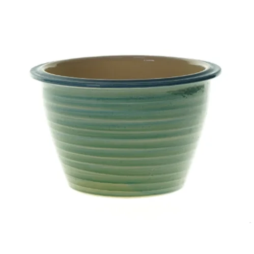 Krukke med striber  (str. HØ:11x17cm)