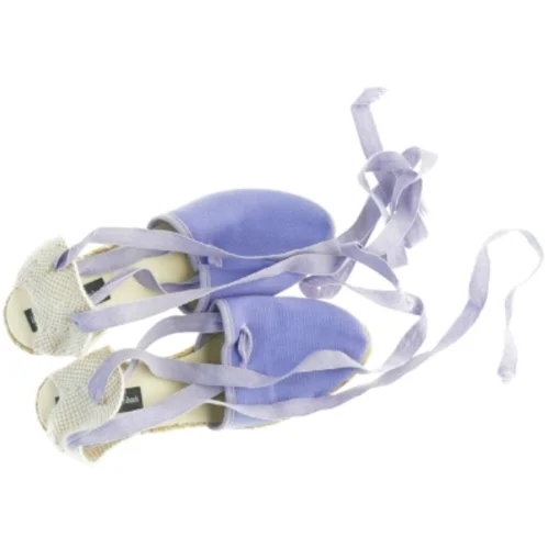 Espadrillos til damer med snører (str. 37)