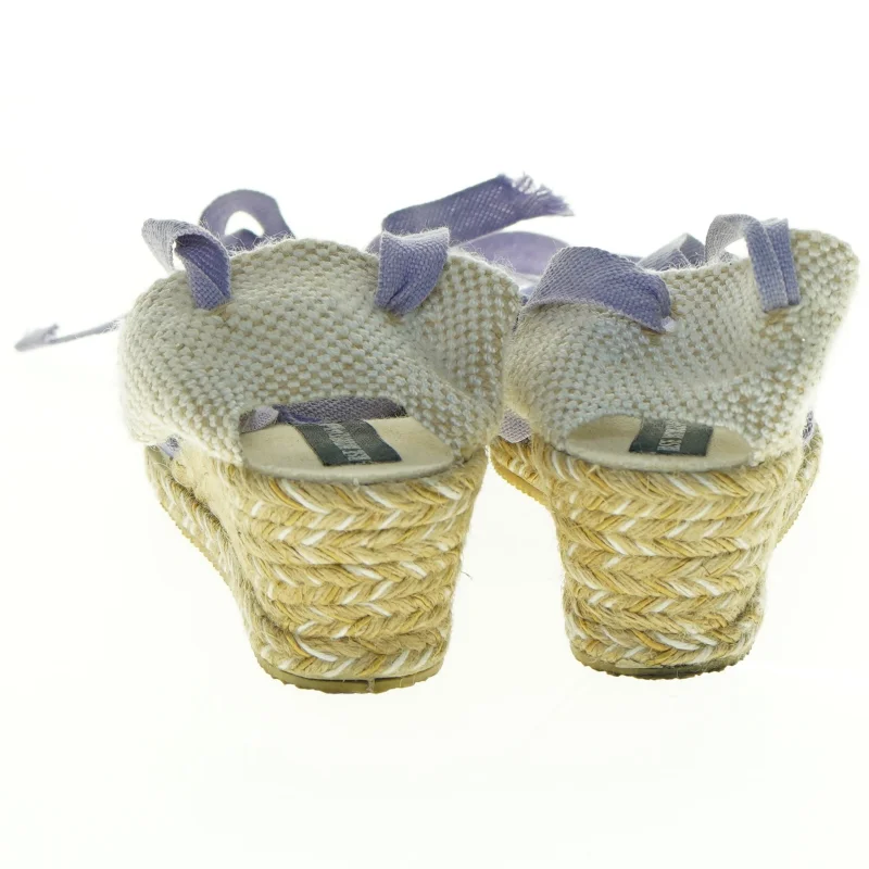 Espadrillos til damer med snører (str. 37)