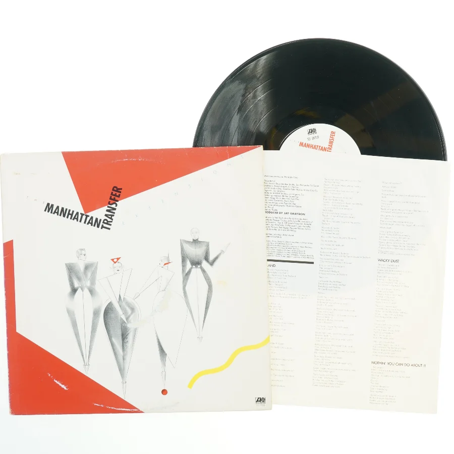 Manhattan Transfer LP vinyl plade fra Atlantic Records