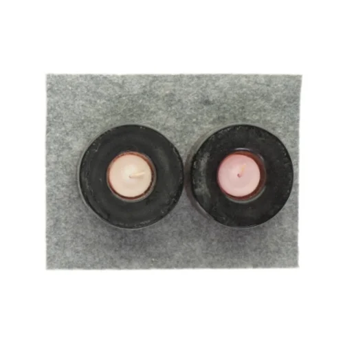 Stearinlys (2 stk.) fra Ukendt (str. HØ: 4,5x10cm)