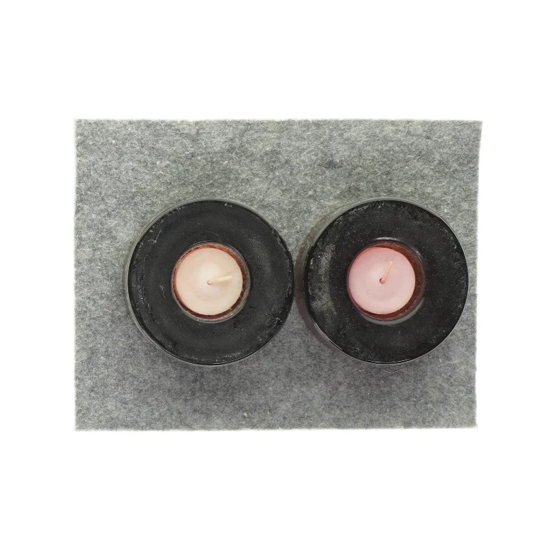 Stearinlys (2 stk.) fra Ukendt (str. HØ: 4,5x10cm)