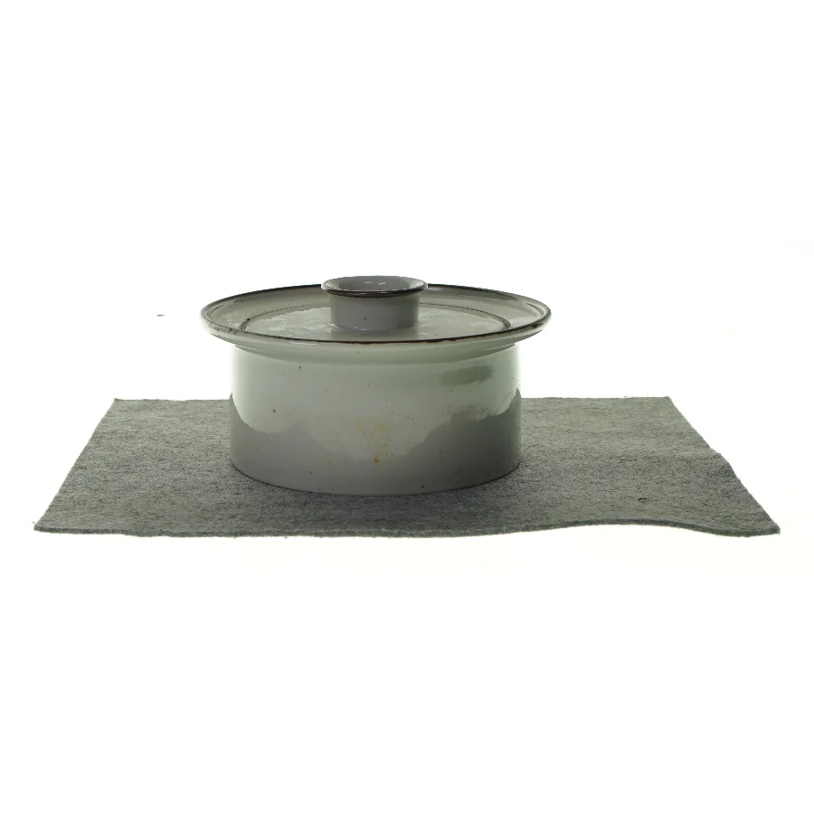 Krukke med låg fra Dansk Design (str. HØ 10,5x24 cm)