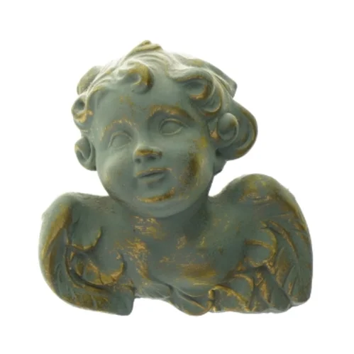 Dekorativ englefigur fra Ukendt (str. LBH: 17x19x6cm)