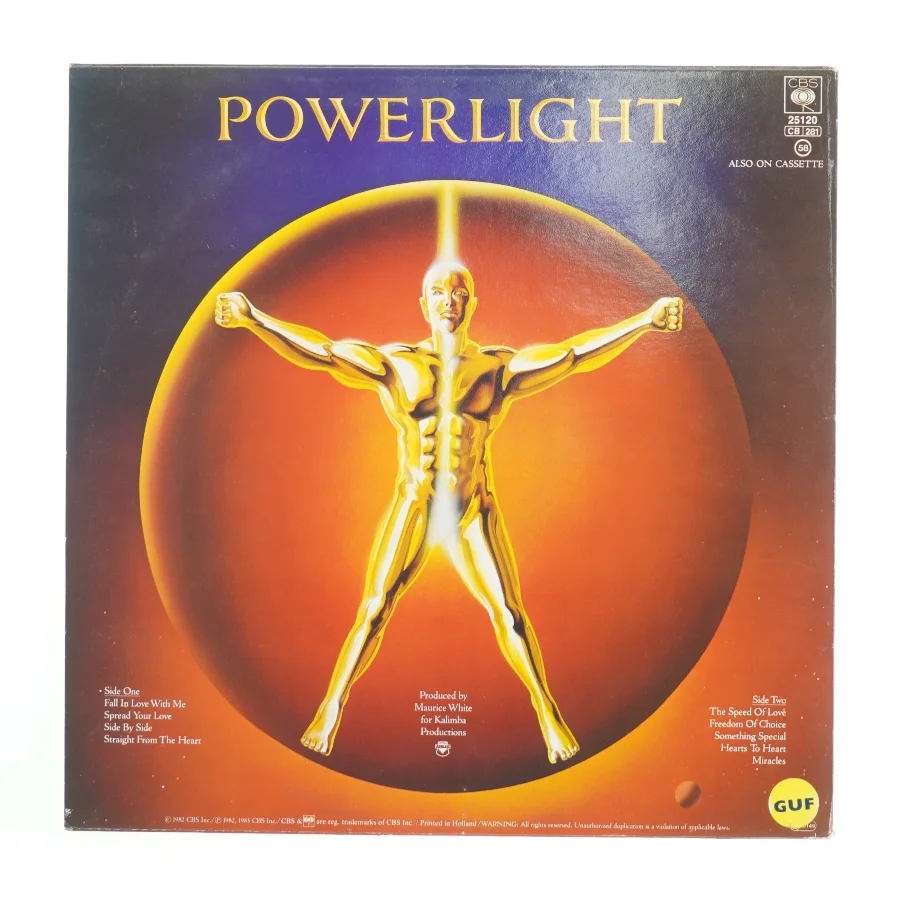 Earth, Wind & Fire Powerlight LP fra Earth, Wind & Fire (str. Ø. 30 cm)