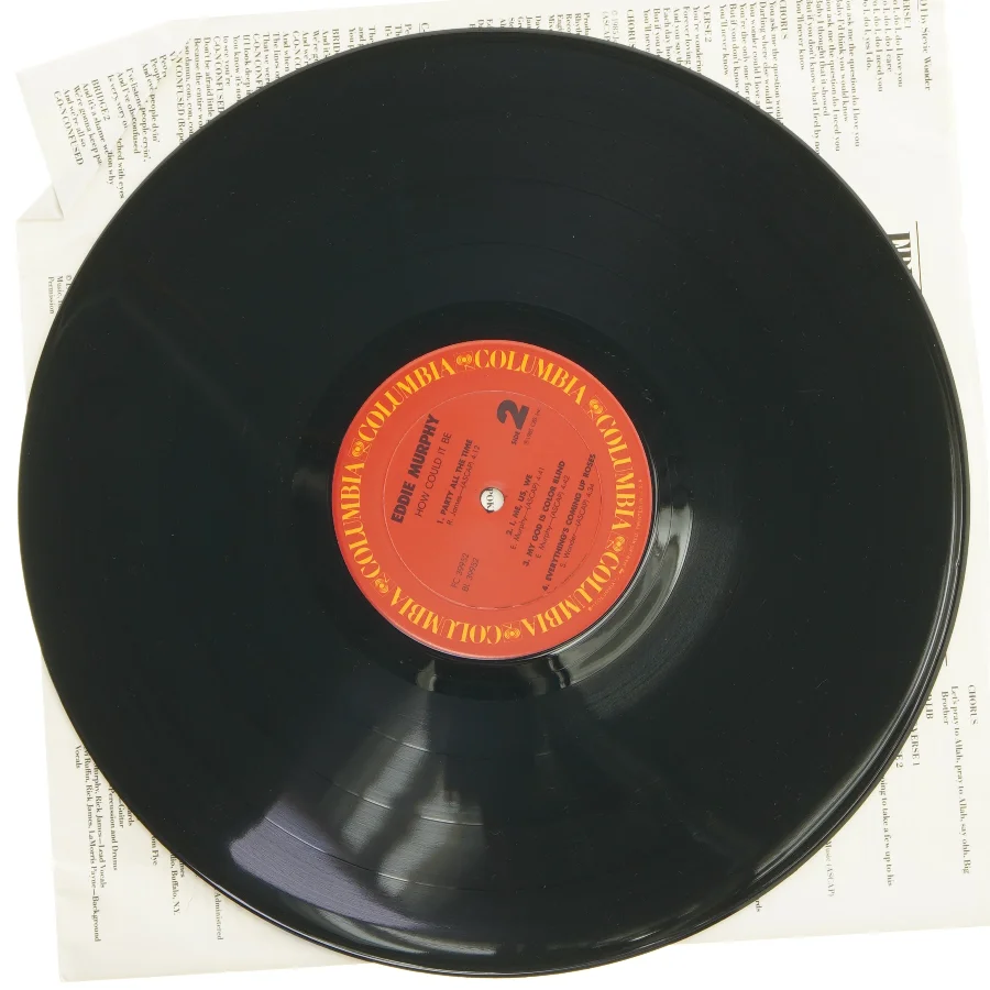 Eddie Murphy LP - How Could It Be fra Columbia (str. 31x31 cm)