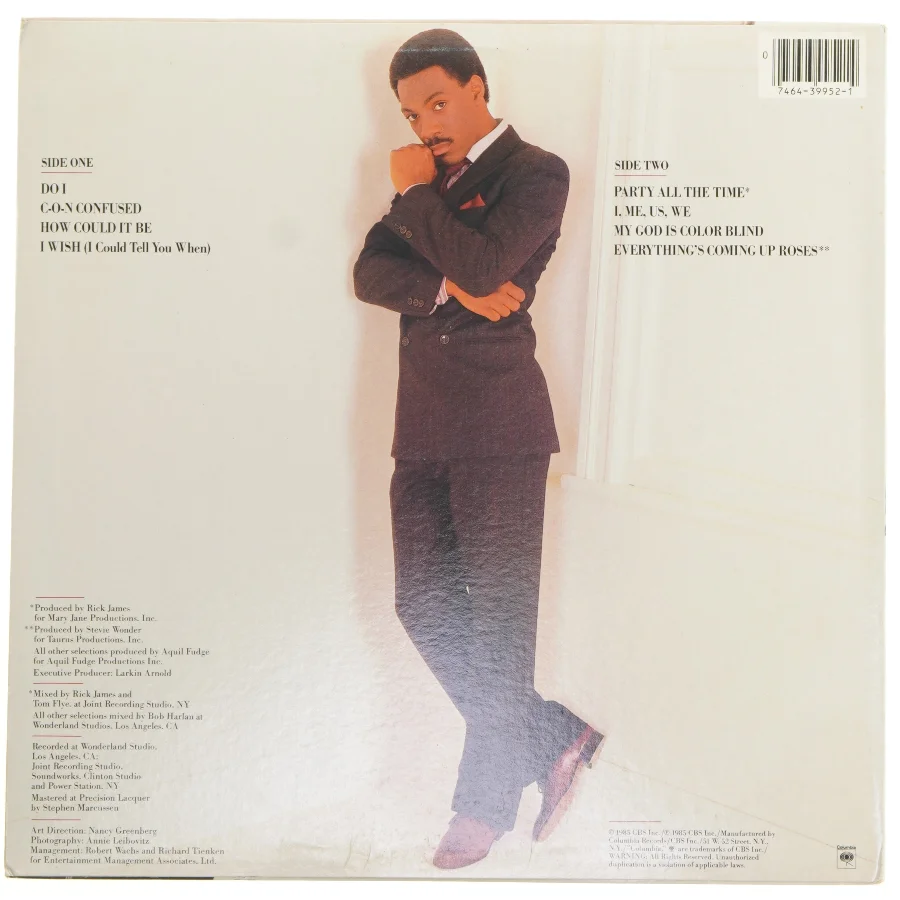 Eddie Murphy LP - How Could It Be fra Columbia (str. 31x31 cm)