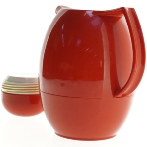 Rød tekande (str. 22 x 21 x 15 cm)