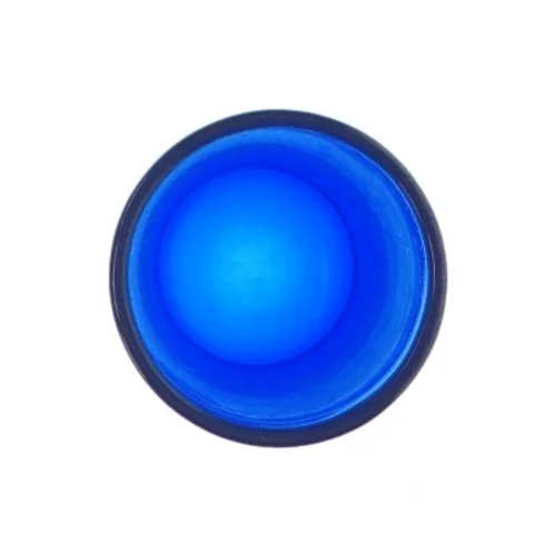 Blå vase (str. HØ: 17x9 cm)