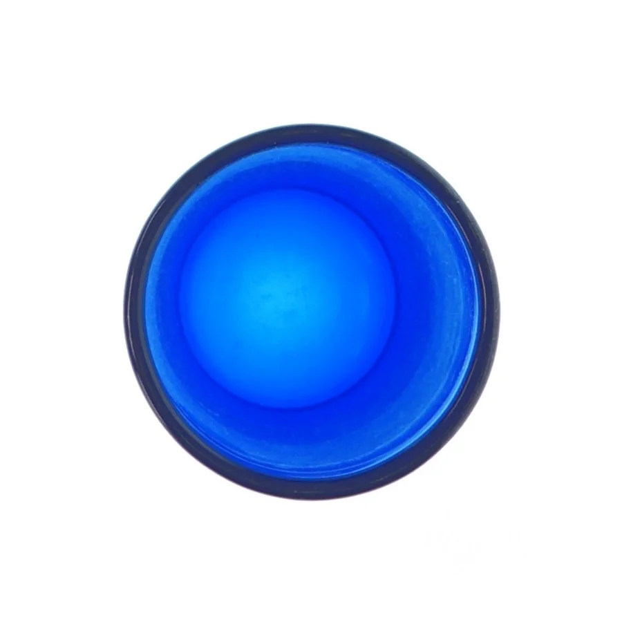 Blå vase (str. HØ: 17x9 cm)