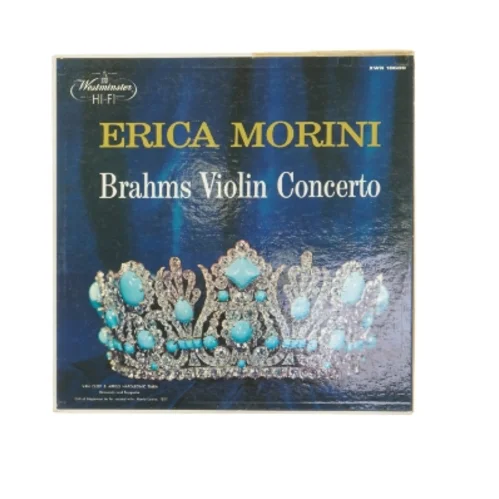 Erica Morini Brahms Violin Concerto LP fra Westminster