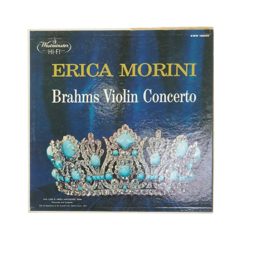 Erica Morini Brahms Violin Concerto LP fra Westminster