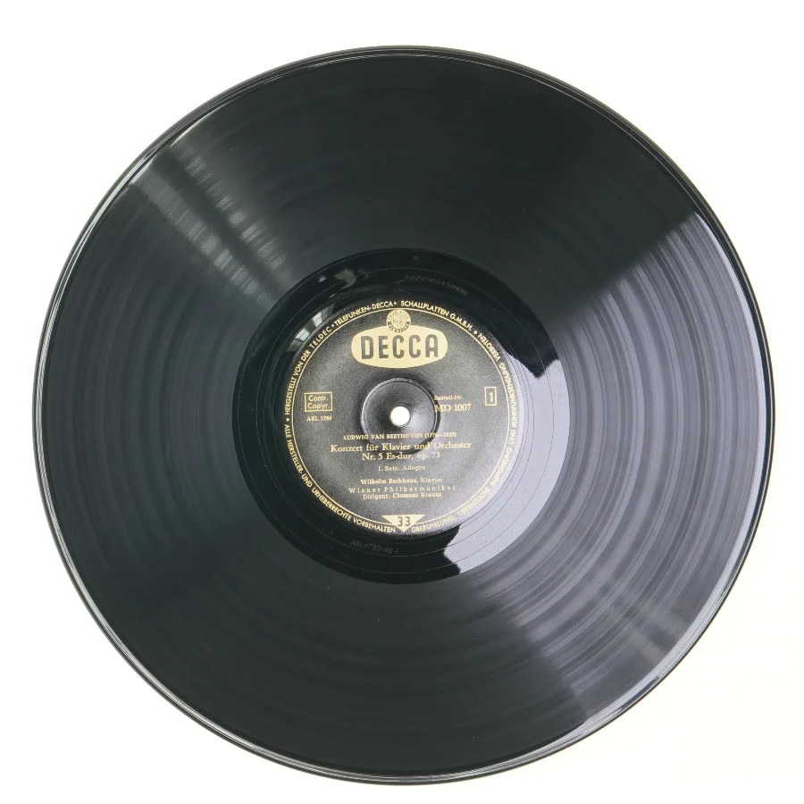 Beethoven Klavierkonzert Nr. 5 LP fra Decca