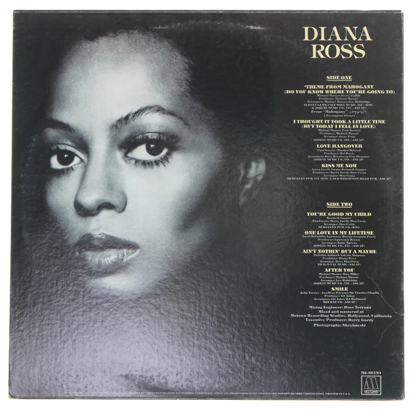 Diana Ross LP vinyl