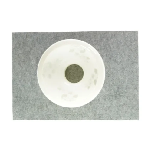 lampeskærm i glas  (str. HØ 24x28 cm)