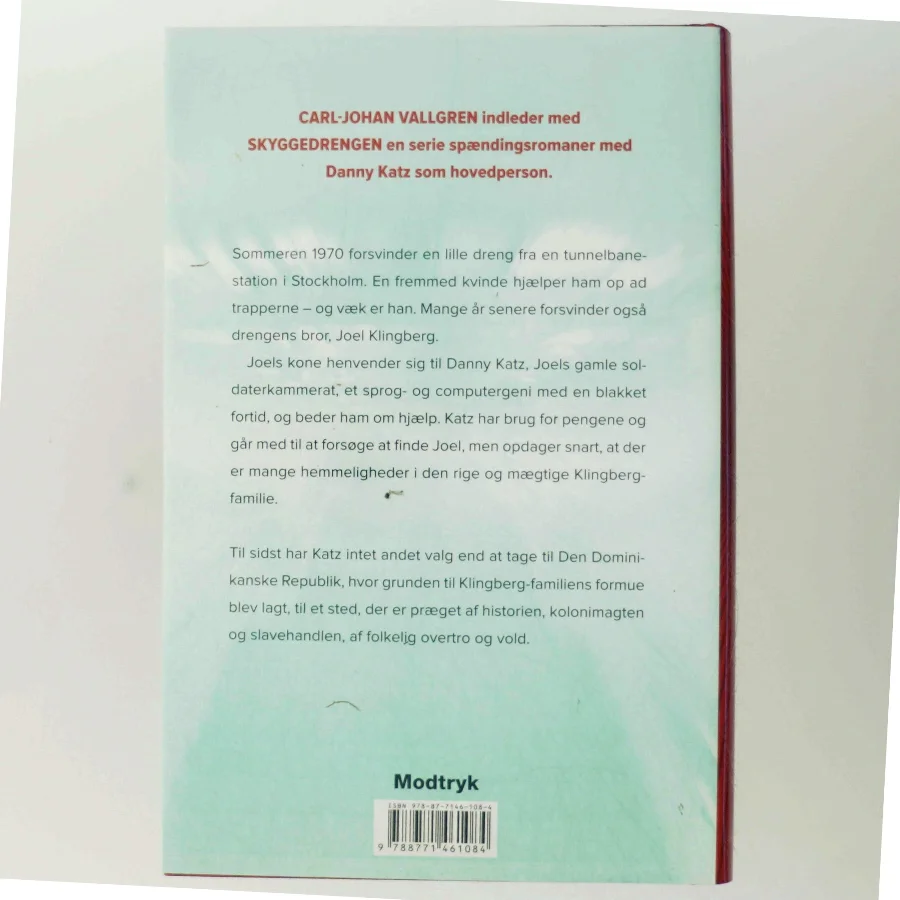 Skyggedrengen af Carl-Johan Vallgren (Bog)