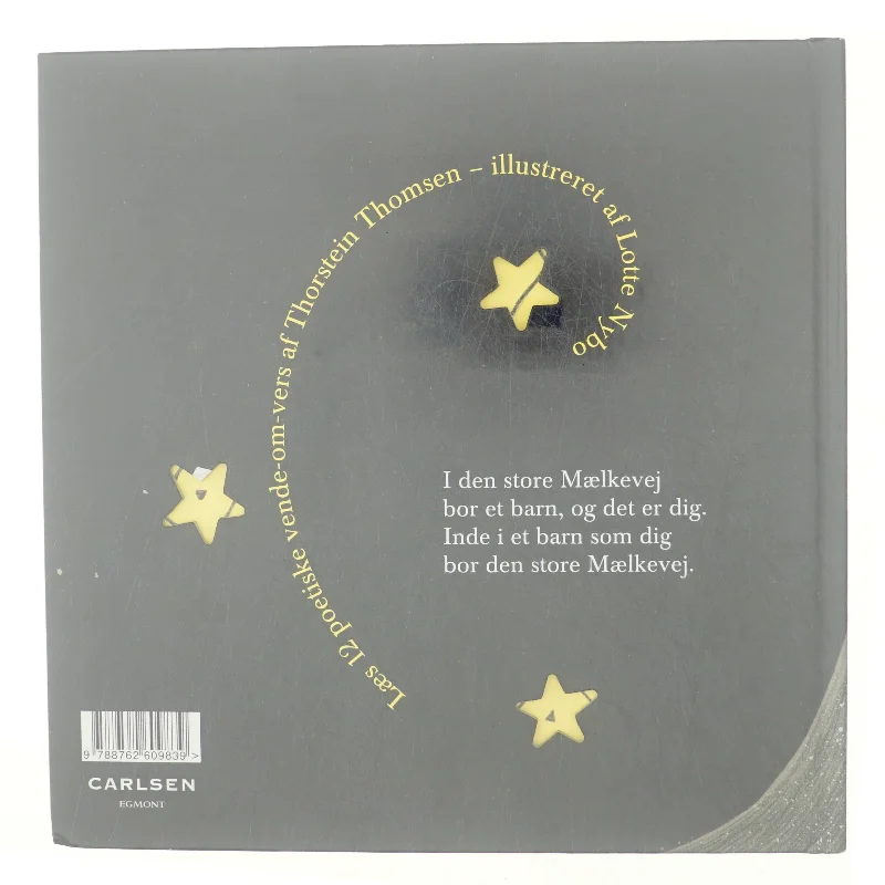 I den store mælkevej. 12 vende-om vers.Billedbog . Illustrationer Lotte Nybo. af Thorstein Thomsen (Bog)