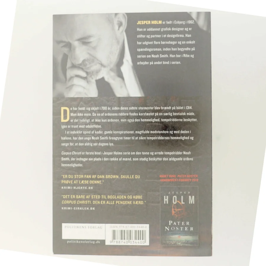 'Corpus Christi' af Jesper Holm (f. 1962) (bog)