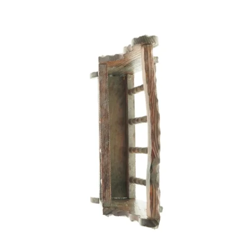 Træstativ til aviser og blade fra Ukendt (str. LBH: 40x15x50)