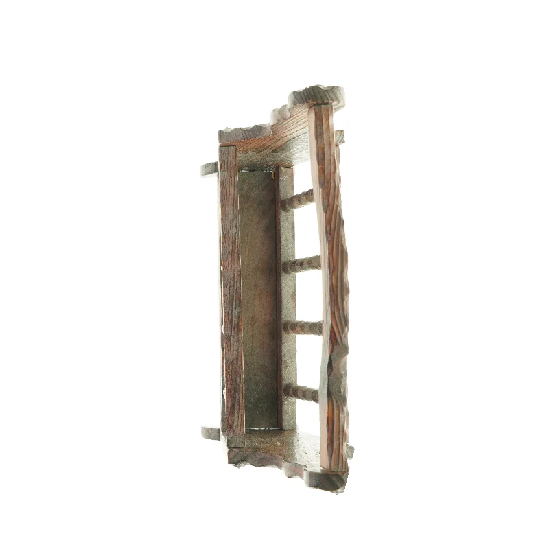 Træstativ til aviser og blade fra Ukendt (str. LBH: 40x15x50)