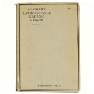 Latinsk-dansk ordbog af S.P.Cortsen