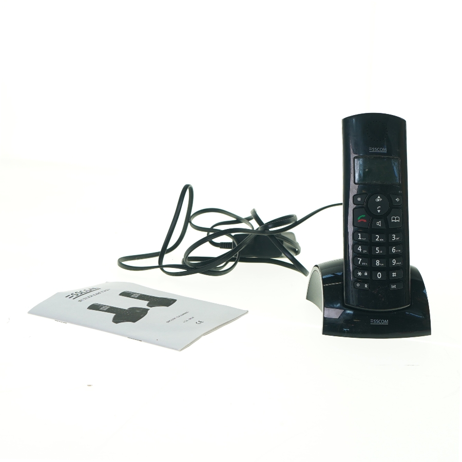Trådløs telefon fra Esscom (str. 17,5 x 8,5 cm)