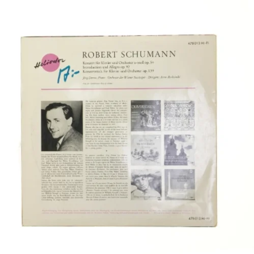 Vinylplade - Robert Schumann Koncerter fra Heliodor