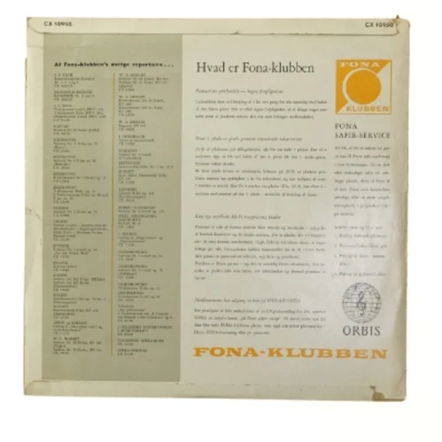Beethoven Klaverkoncert Nr. 5 LP fra Orbis