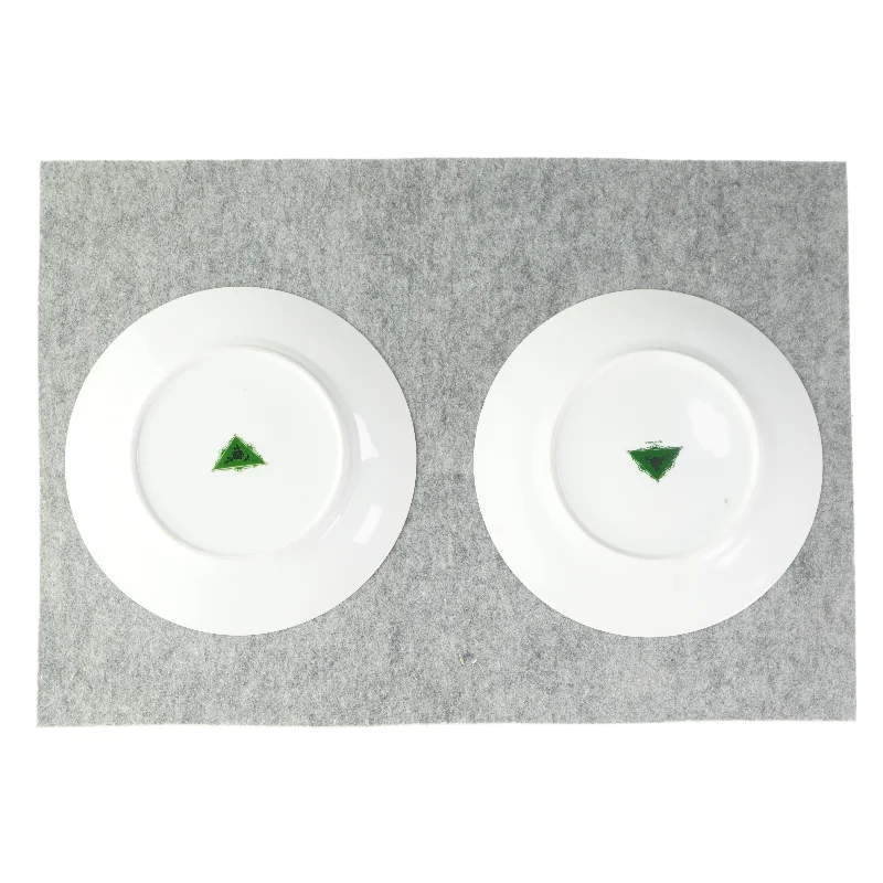 Tallerkener med blomstermønster fra Bavaria (str. Ø:26,5cm)