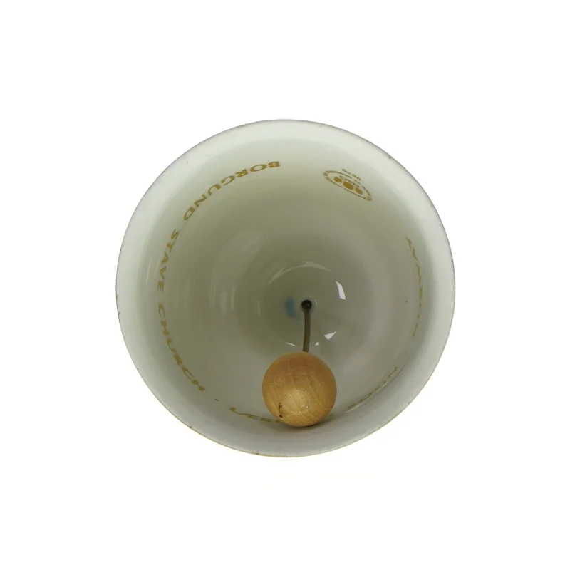 Klokke med print fra bing og Grøndahl (str. HØ: 14x12cm)