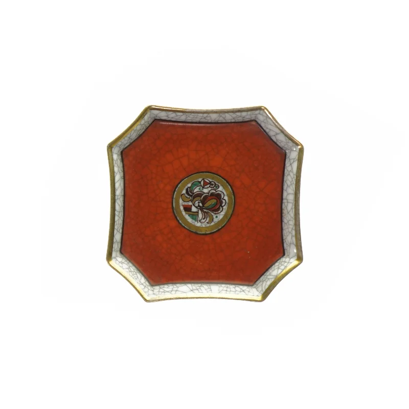 Dekorativt fad fra dal jensen (str. LB 14x14cm)