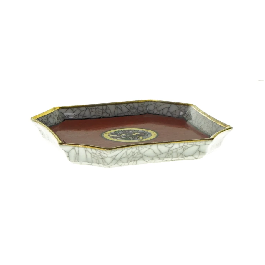 Dekorativt fad fra dal jensen (str. LB 14x14cm)