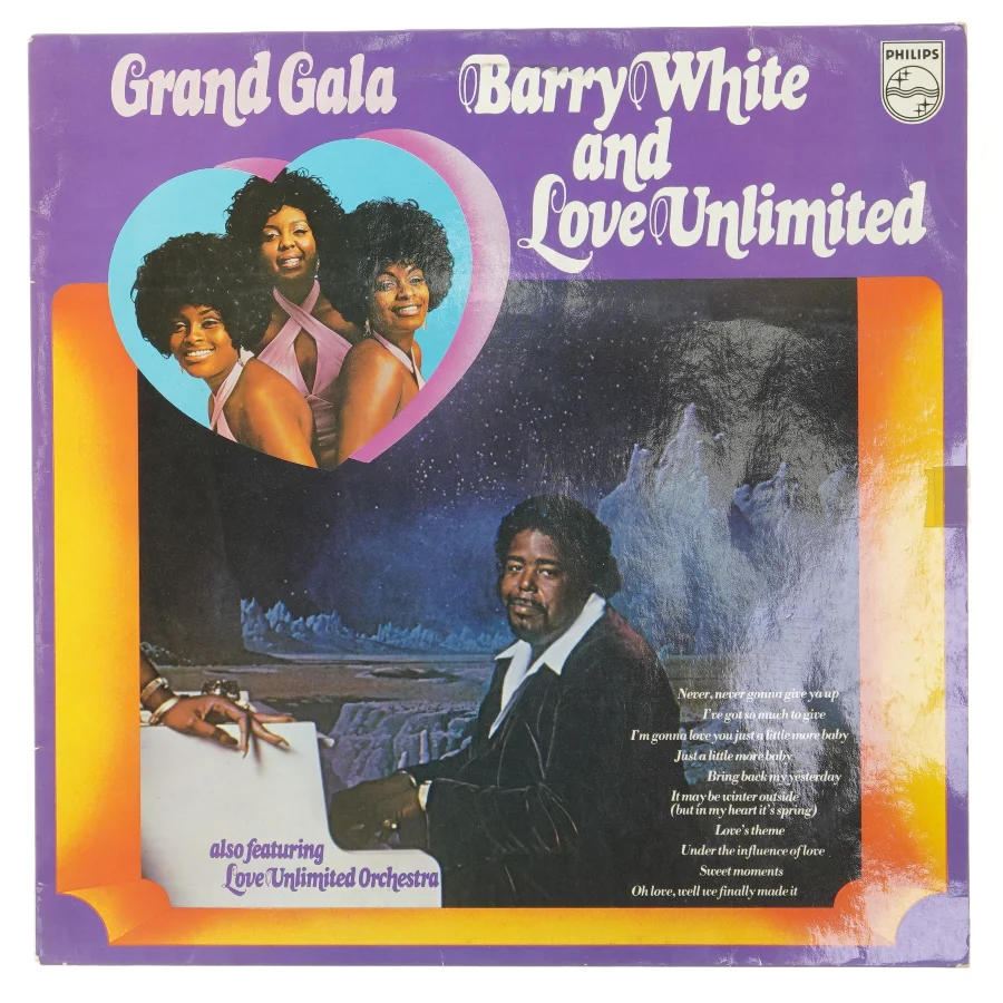 Barry White and Love Unlimited Grand Gala LP fra Philips