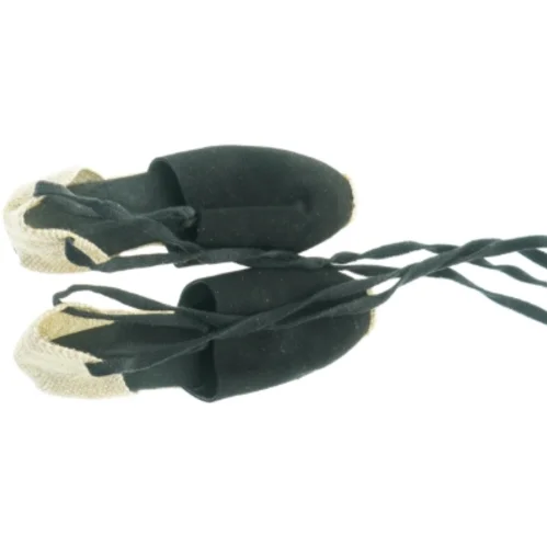 Espadrillos til damer med snørrebånd (str. 37)