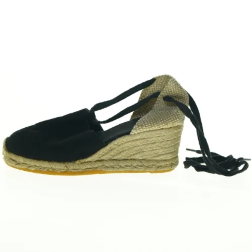 Espadrillos til damer med snørrebånd (str. 37)