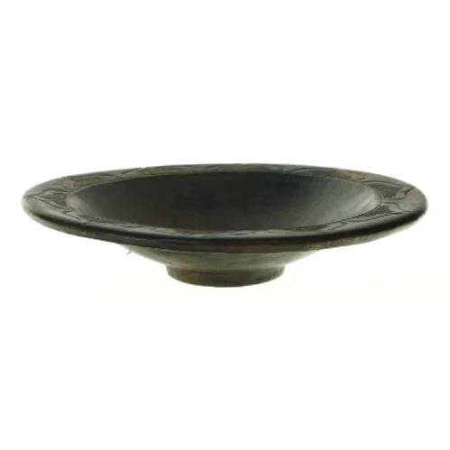 Stort dekorations fad fra Sasak Pottery (str. Ø: 41 cm)