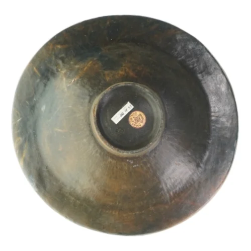 Stort dekorations fad fra Sasak Pottery (str. Ø: 41 cm)