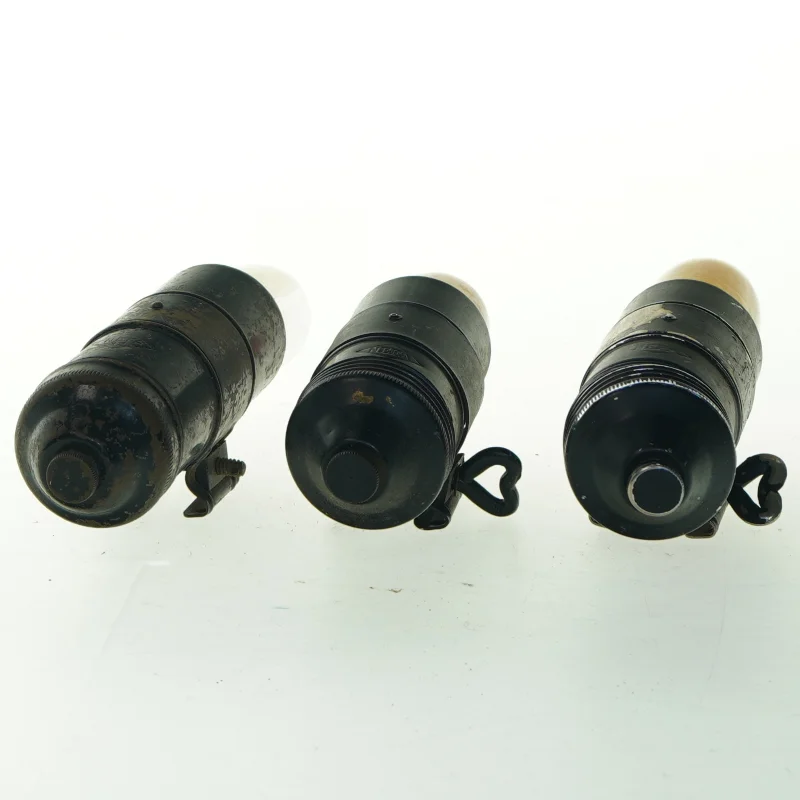 Gamle fiske-flyde lokkemadere fra Nefa (str. 15 cm)