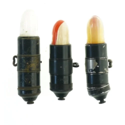 Gamle fiske-flyde lokkemadere fra Nefa (str. 15 cm)