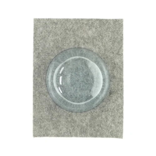 Skål i blåt glas (str. HØ: 5x13 cm)