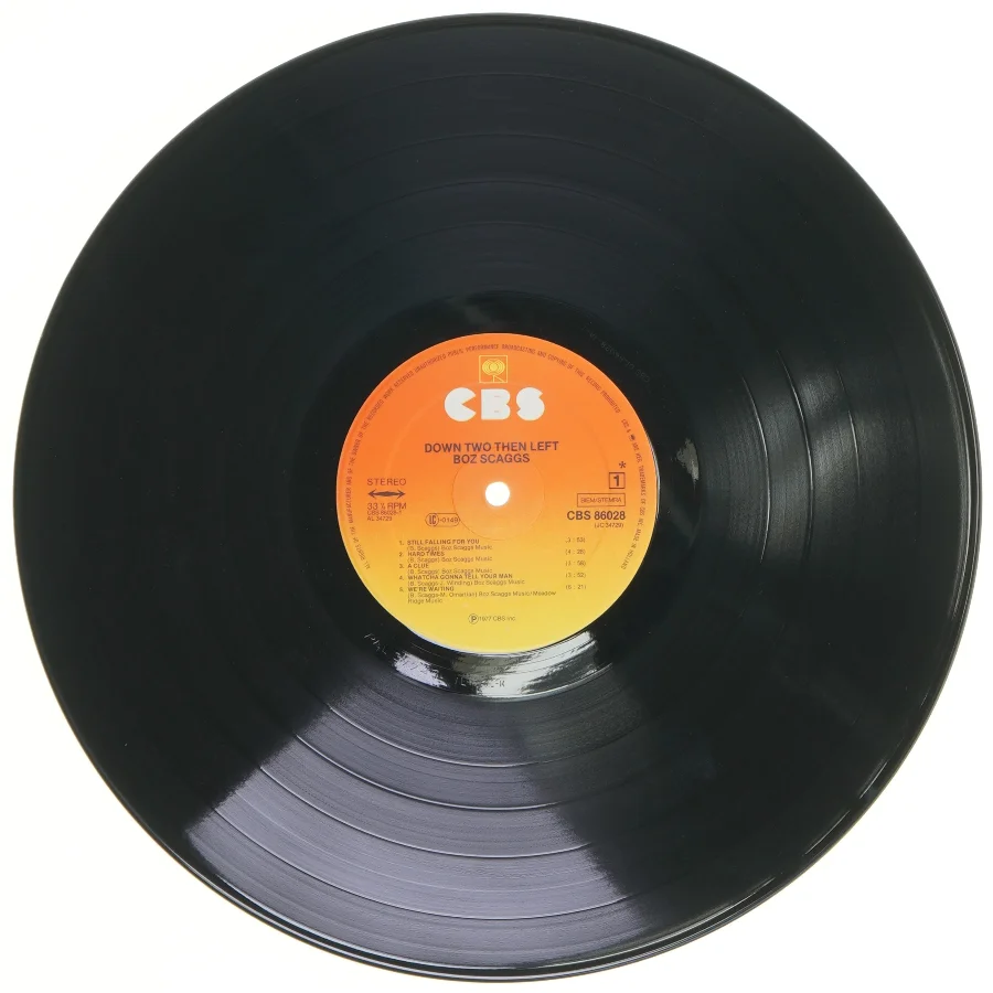 Boz Scaggs LP: Down Two Then Left